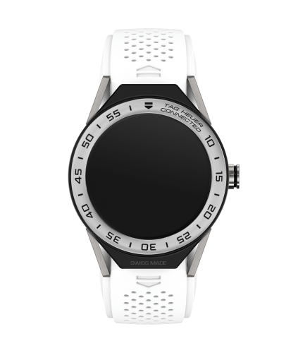 TAG Heuer Carrera Connected Modular 45 Titanium / Stainless Steel / White Rubber